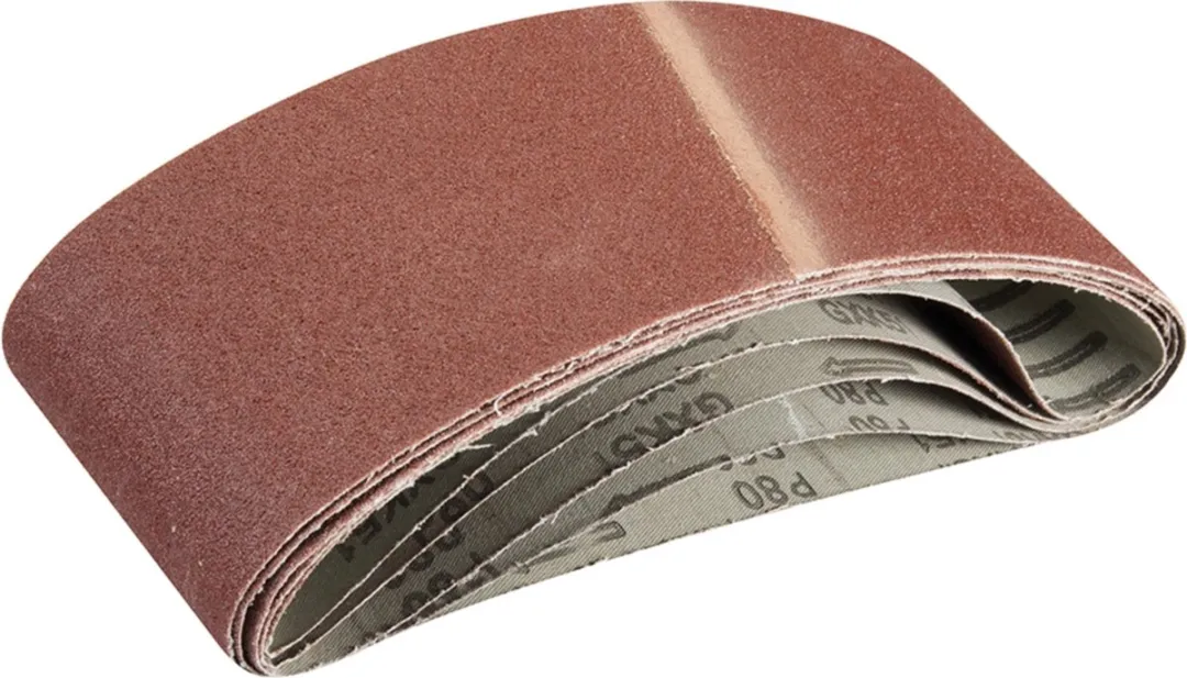 Silverline Schuurbanden 100x610mm Korrel 80 - 5 Stuks