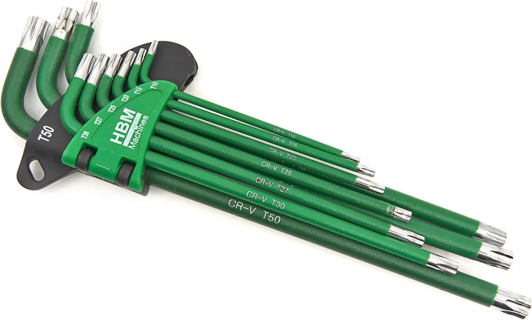 HBM Machines Inbussleutelset 36-delig - MM/INCH/TORX - Multicolor