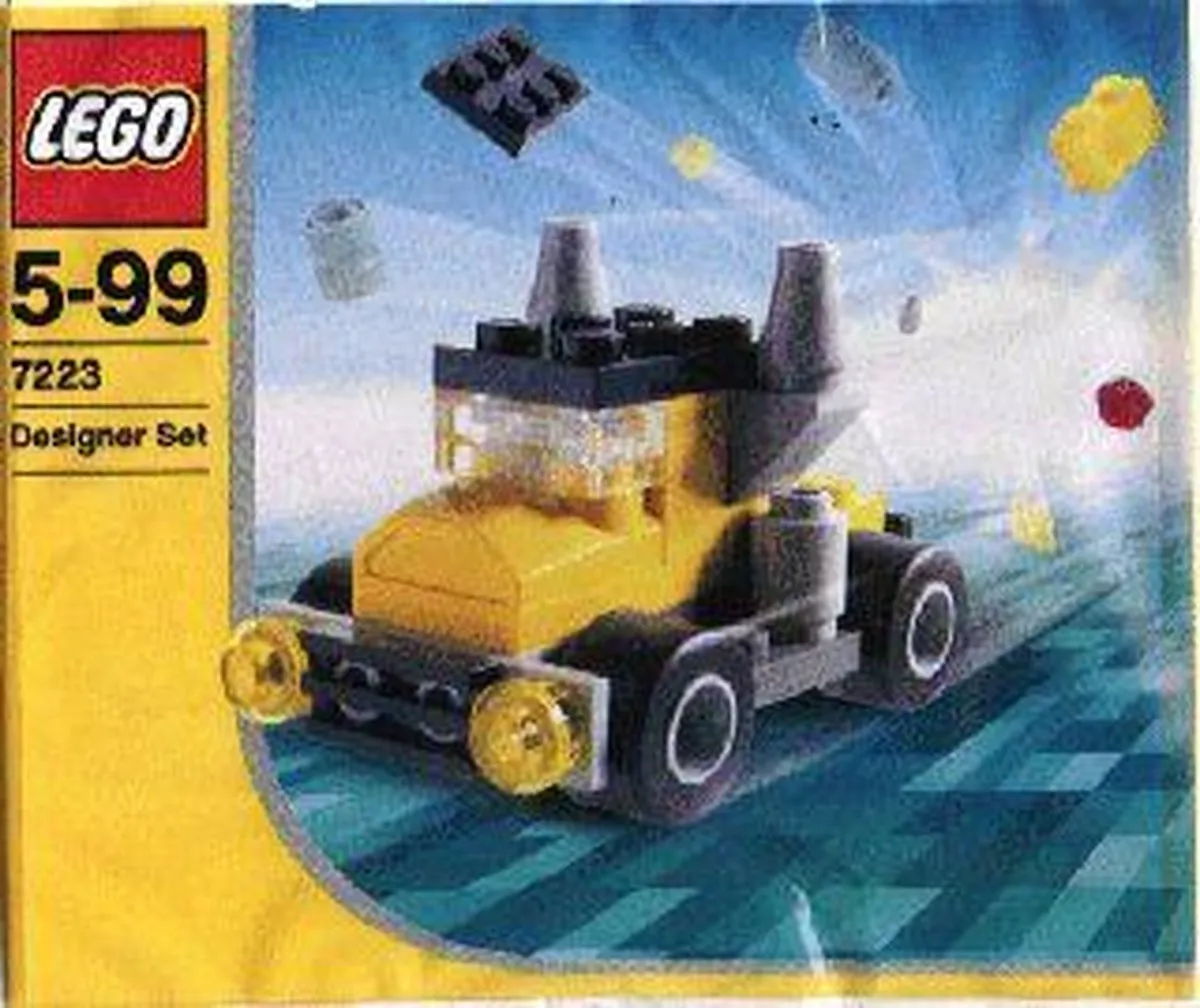 LEGO Gele Vrachtwagen 7223