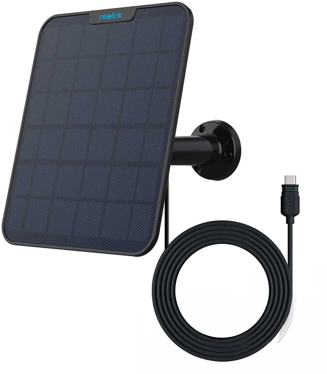 Reolink Solar Panel 2 USB-C - Zwart