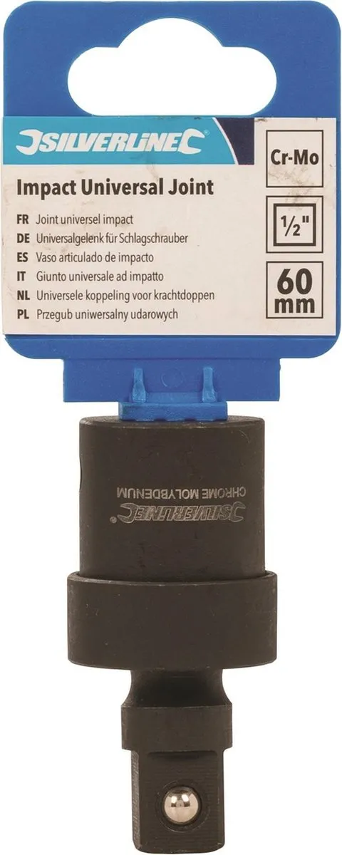 Silverline Koppeling 60mm 35° - 1/2" - Chroom-vanadiumstaal