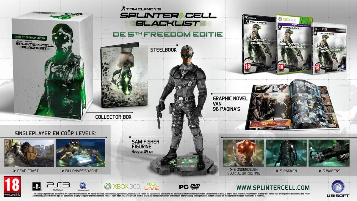 Ubisoft Tom Clancy's Splinter Cell Blacklist 5th Freedom Edition