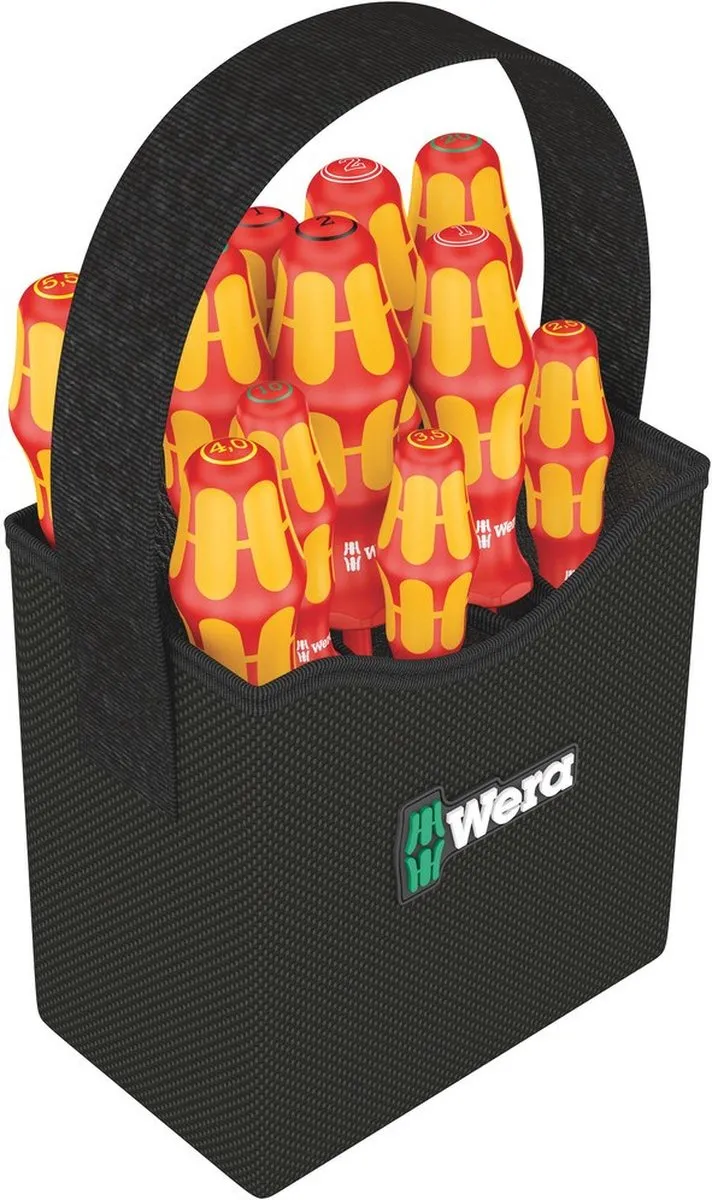 Wera Kraftform 2go 05004310001 Schroevenset VDE - 11 Stuks