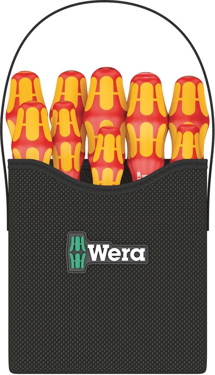 Wera Kraftform 2go 05004310001 Schroevenset VDE - 11 Stuks