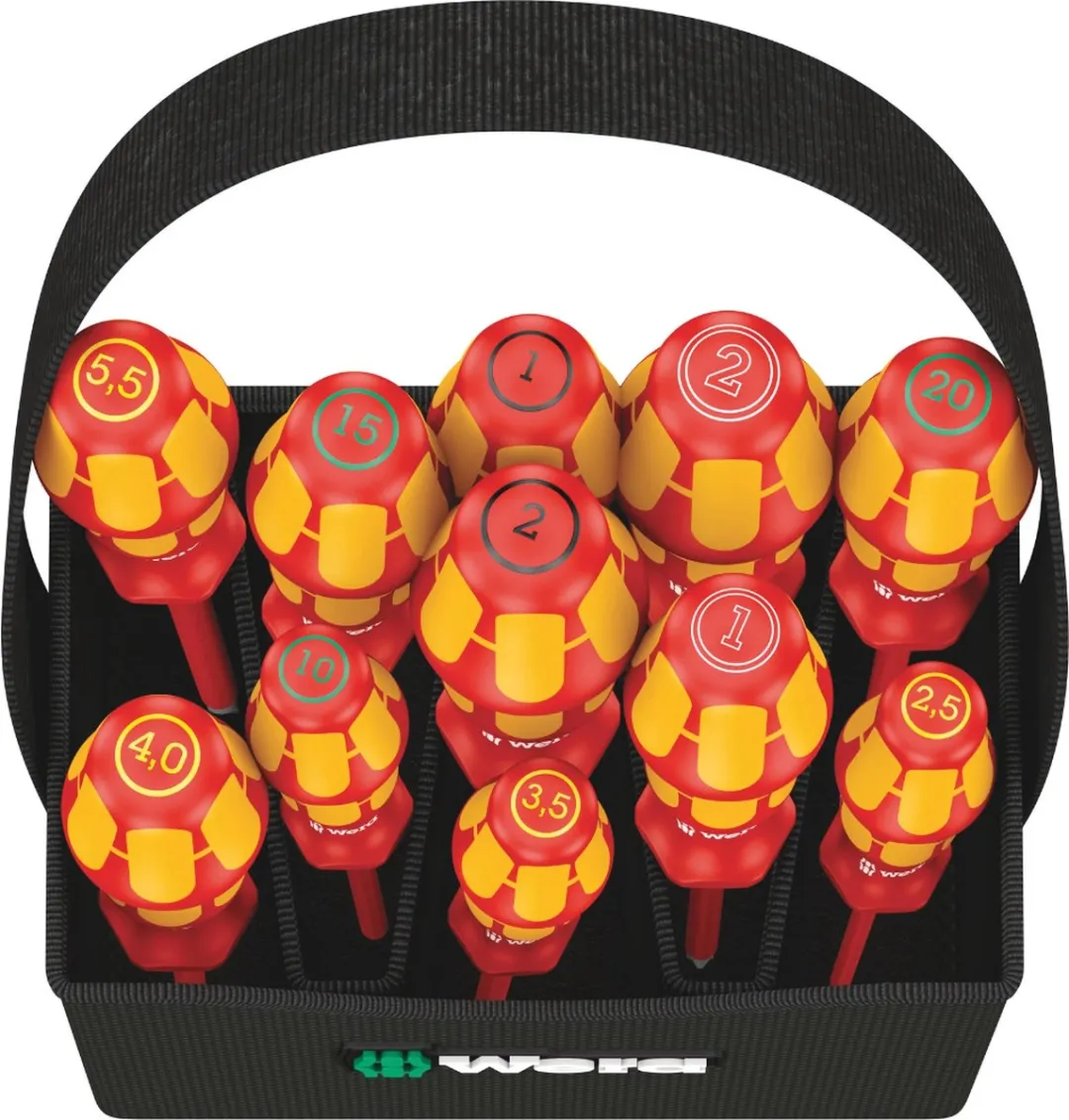 Wera Kraftform 2go 05004310001 Schroevenset VDE - 11 Stuks