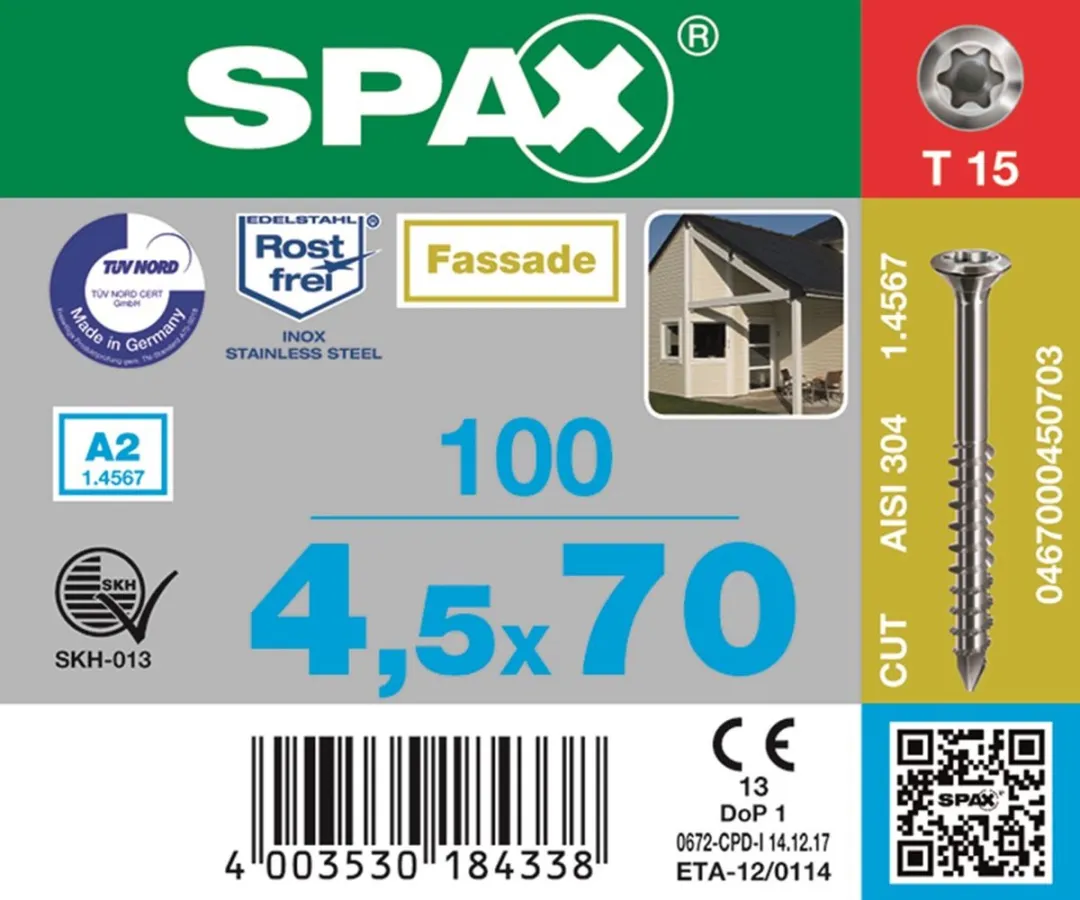 Spax T-Star Schroefbits T30 RVS - 5 Stuks