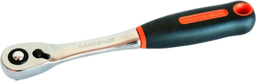 Bahco 7750SL Omkeerbare ratel 3/8" - 205mm - Zwart/Zilver/Oranje - afbeelding 2 van 2