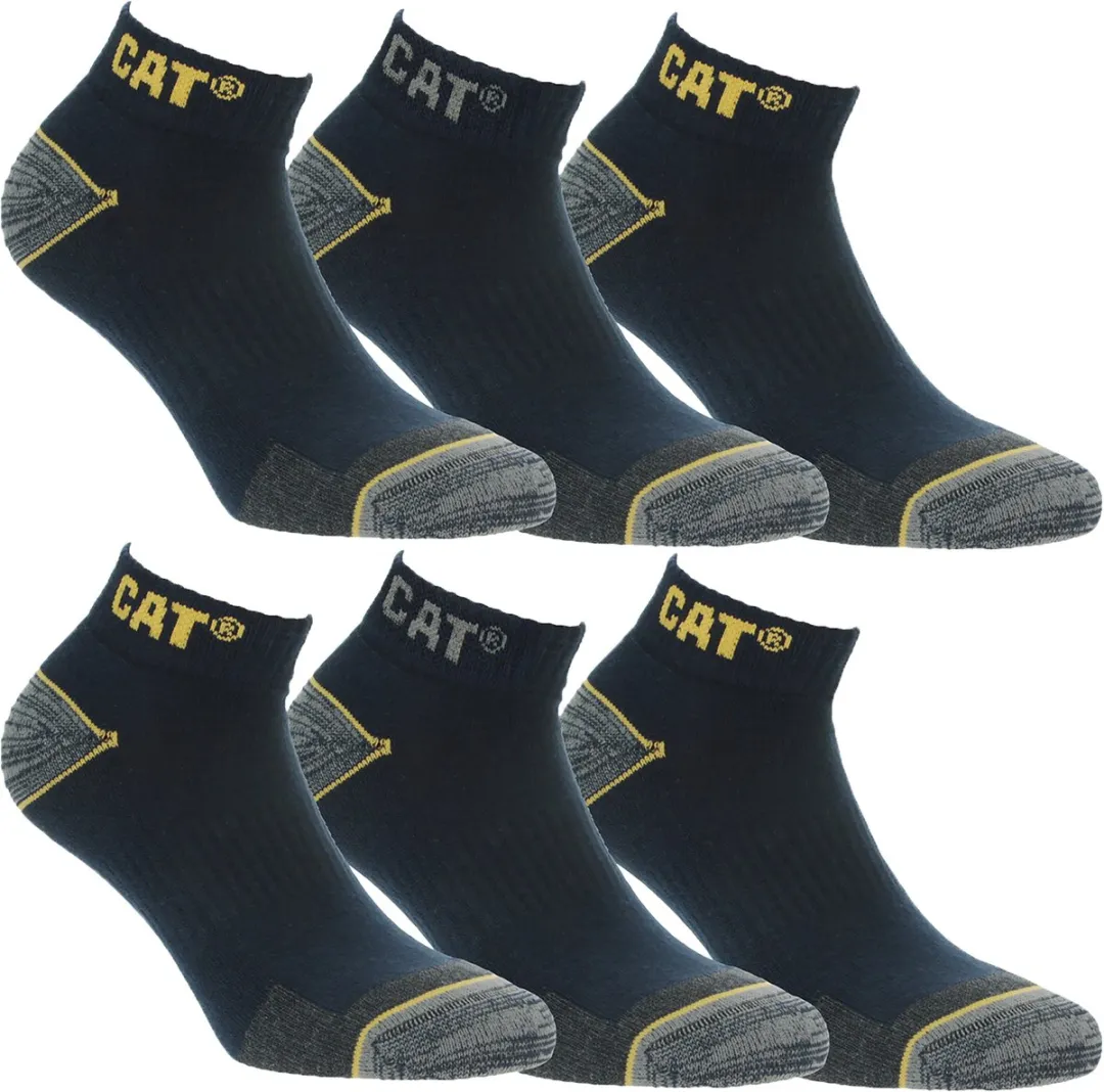 Caterpillar Korte Werksokken Heren 6 Paar - Blauw