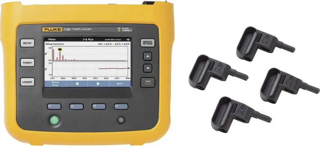 Fluke 1736/EUS-GOLD Netwerkanalyser 3-fasig Met logger