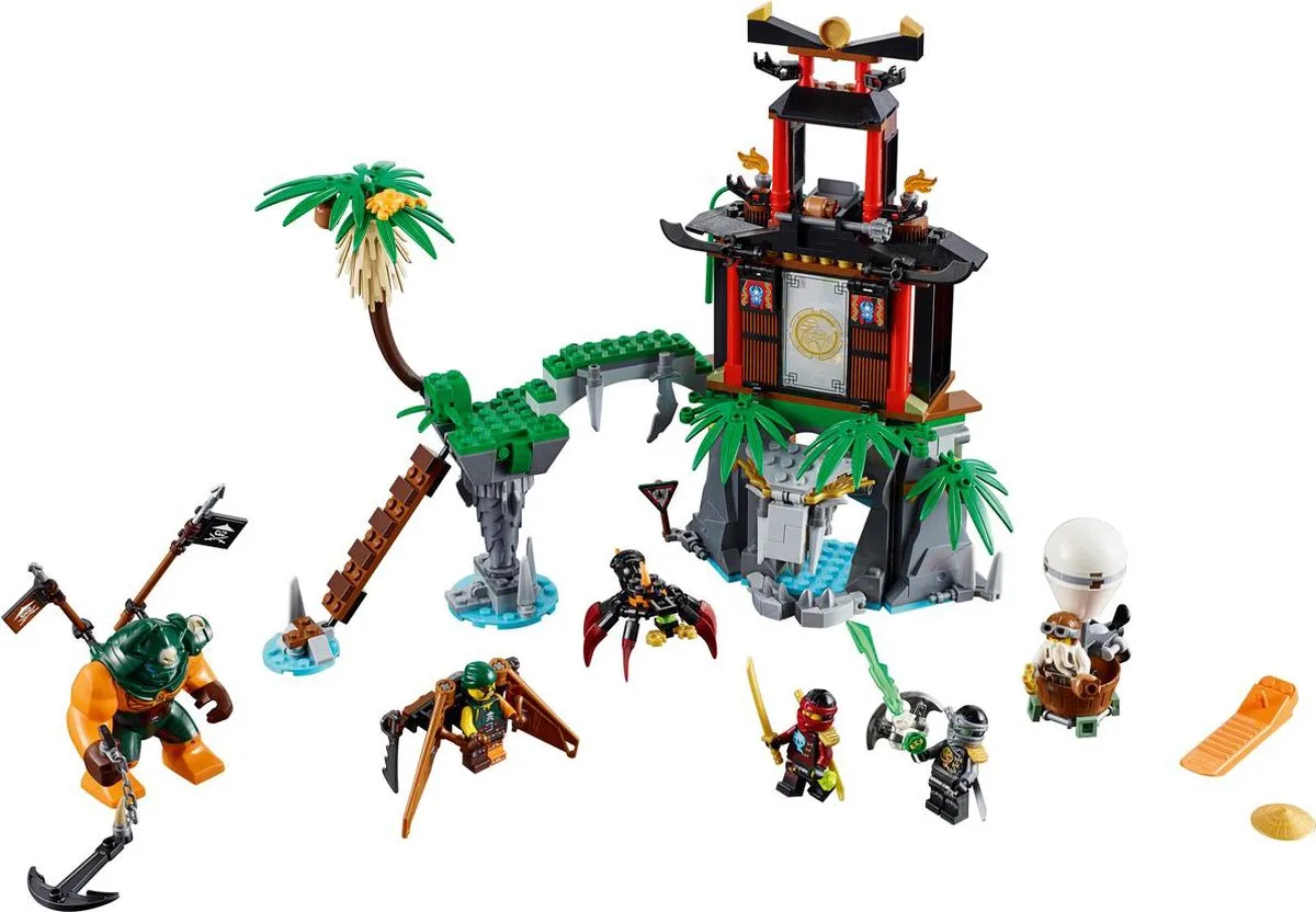 LEGO Ninjago Tiger Widow Eiland 70604 - 450 Stukken - Multikleur