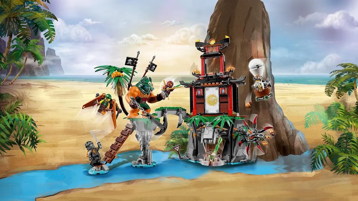 LEGO Ninjago Tiger Widow Eiland 70604 - 450 Stukken - Multikleur
