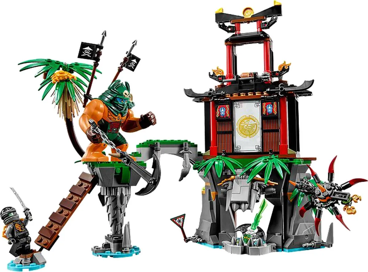 LEGO Ninjago Tiger Widow Eiland 70604 - 450 Stukken - Multikleur