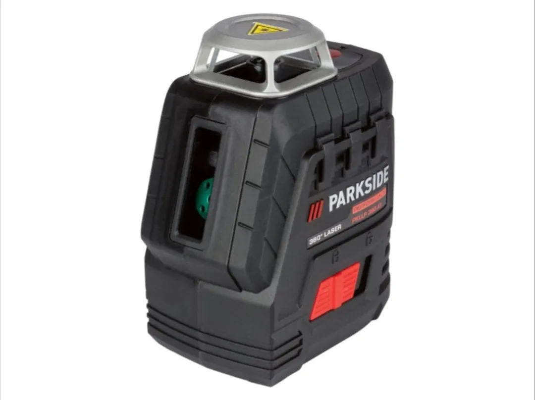 Parkside Performance Accu-kruislijnlaser 360° - Groen