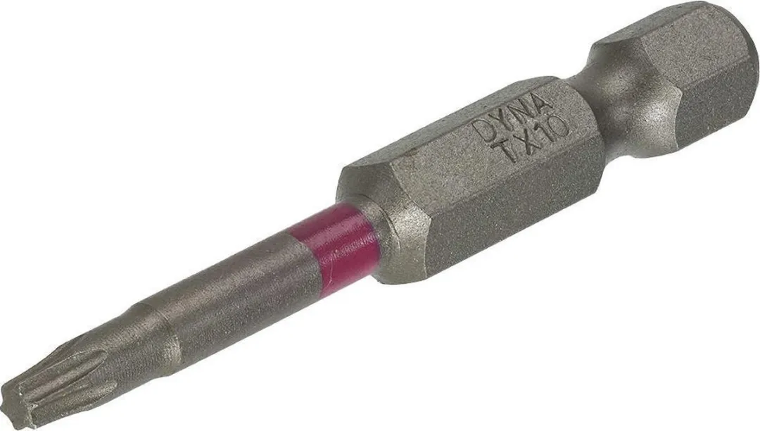 Dynaplus Torx 10 Schroefbit 50mm - Roze - 5 Stuks - afbeelding 6 van 6