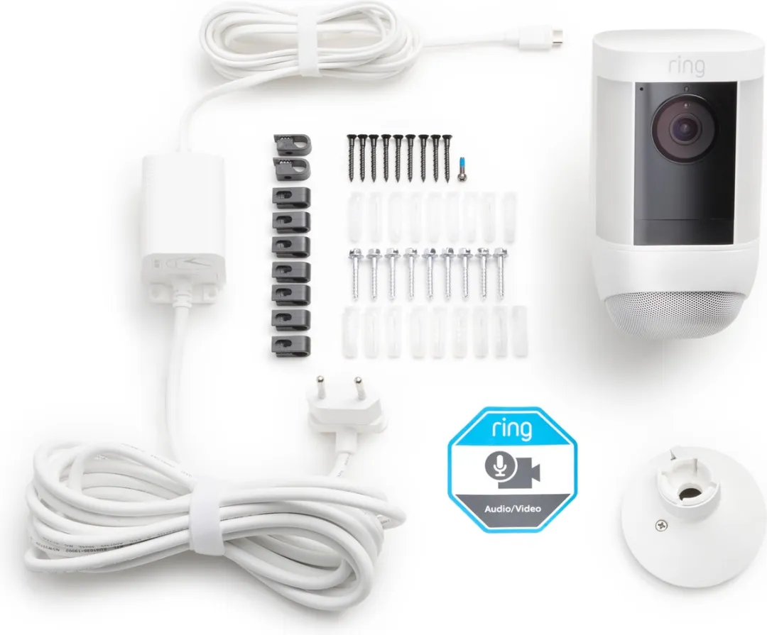 Ring Spotlight Cam Pro 8SC1S9-WEU2 - 2K Camera - Wit - afbeelding 6 van 6