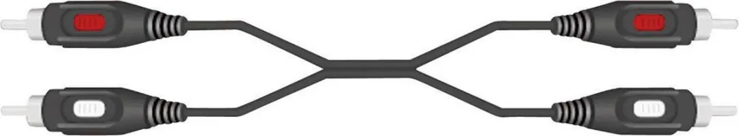 SpeaKa Professional SP-7869760 Cinch Aansluitkabel 0.50m - Zwart