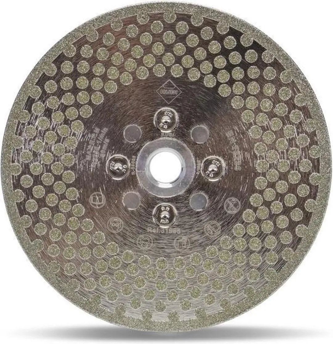 Rubi Diamantzaagblad Superpro 125mm - Steen/Kunststof - afbeelding 6 van 6