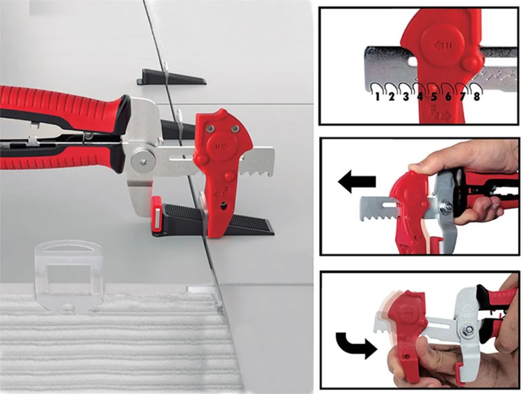 Rubi Delta Tang Metaal 03901 Tegel Levelling - Rood - afbeelding 6 van 6