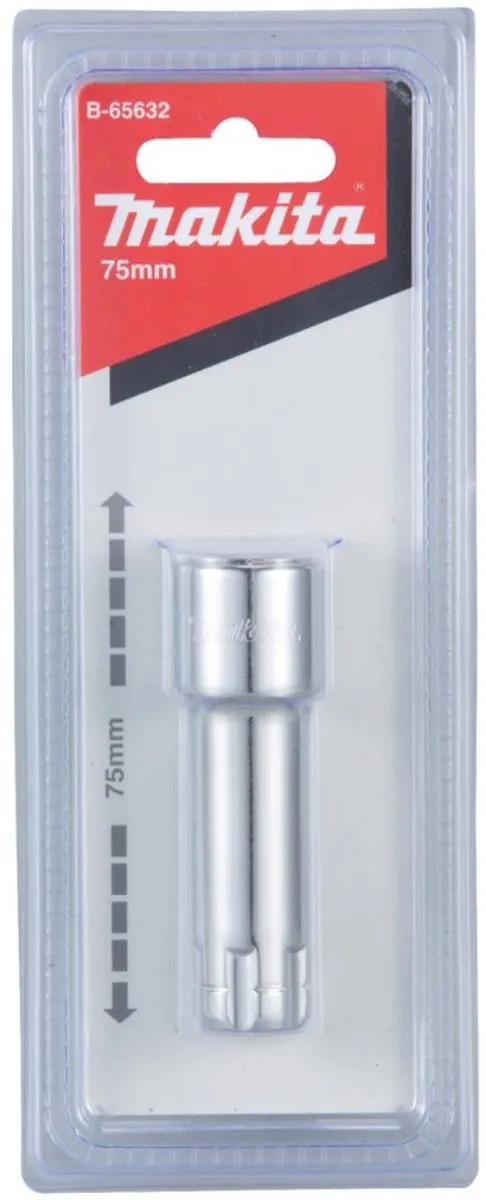 Makita 6-GL 75mm Verlengstuk - Zilver