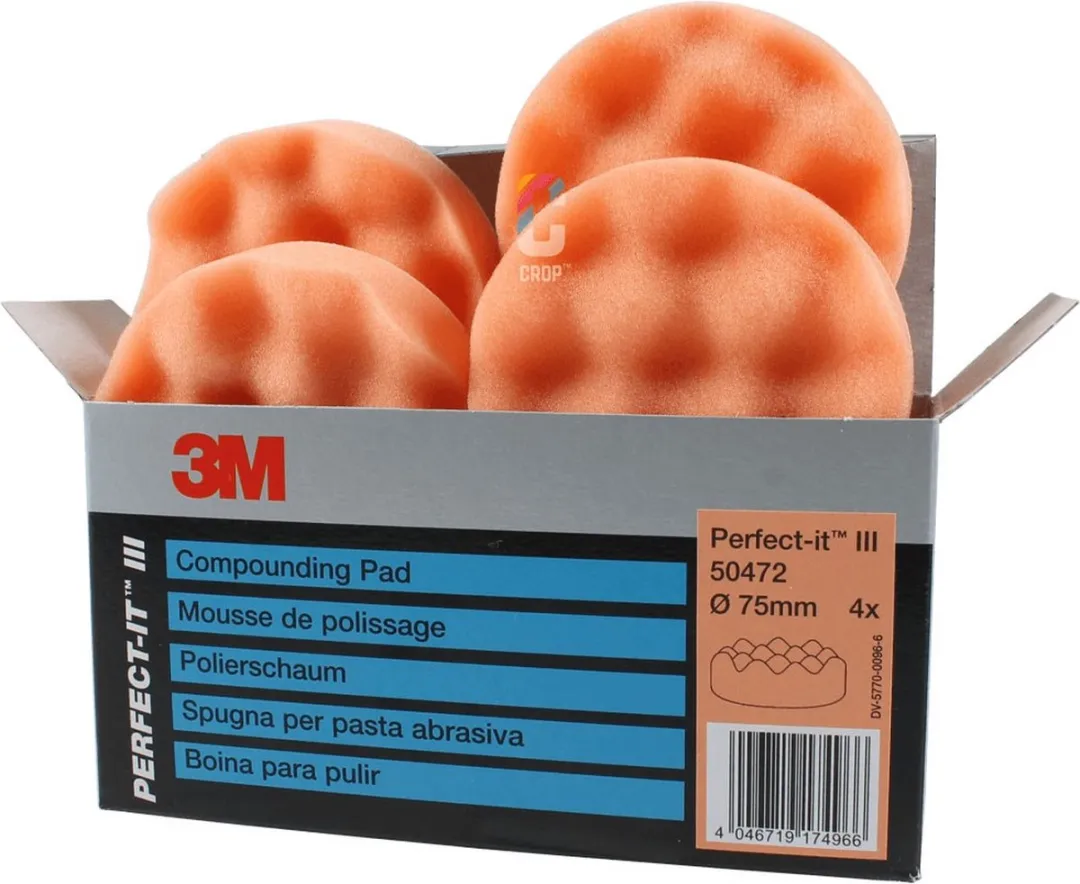 3M Perfect-It III Gewafelde Polijstschijf 75mm - 4 Stuks