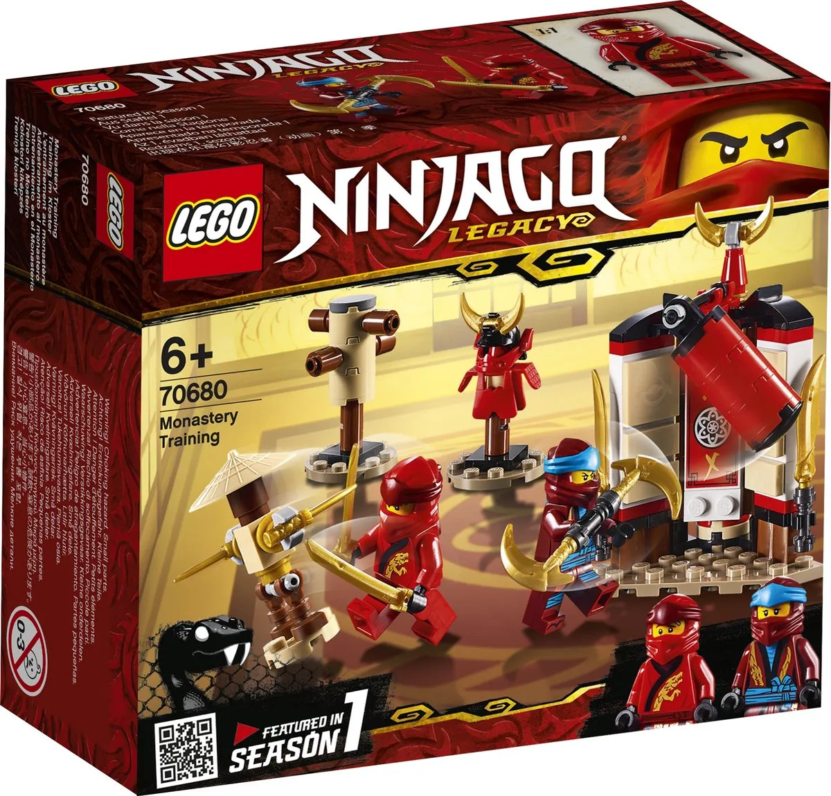 LEGO Ninjago Legacy Kloostertraining 70680