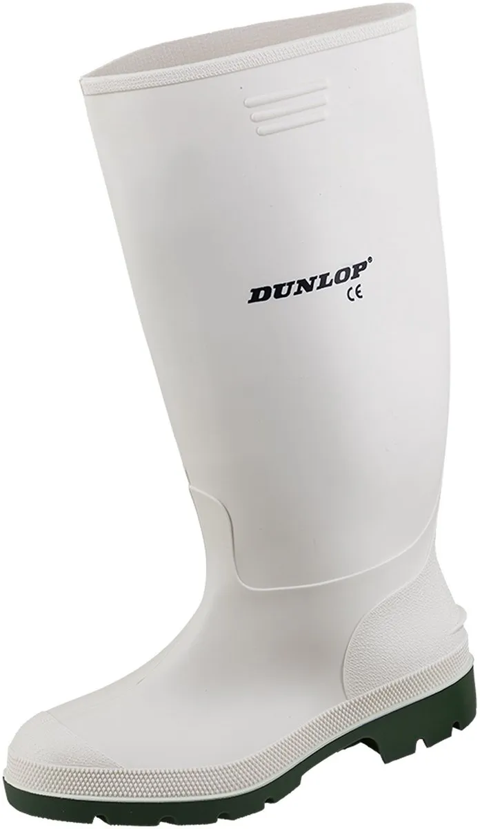 Dunlop Pricemastor 380BV Wellington Boots - 36 - Wit/ Groen