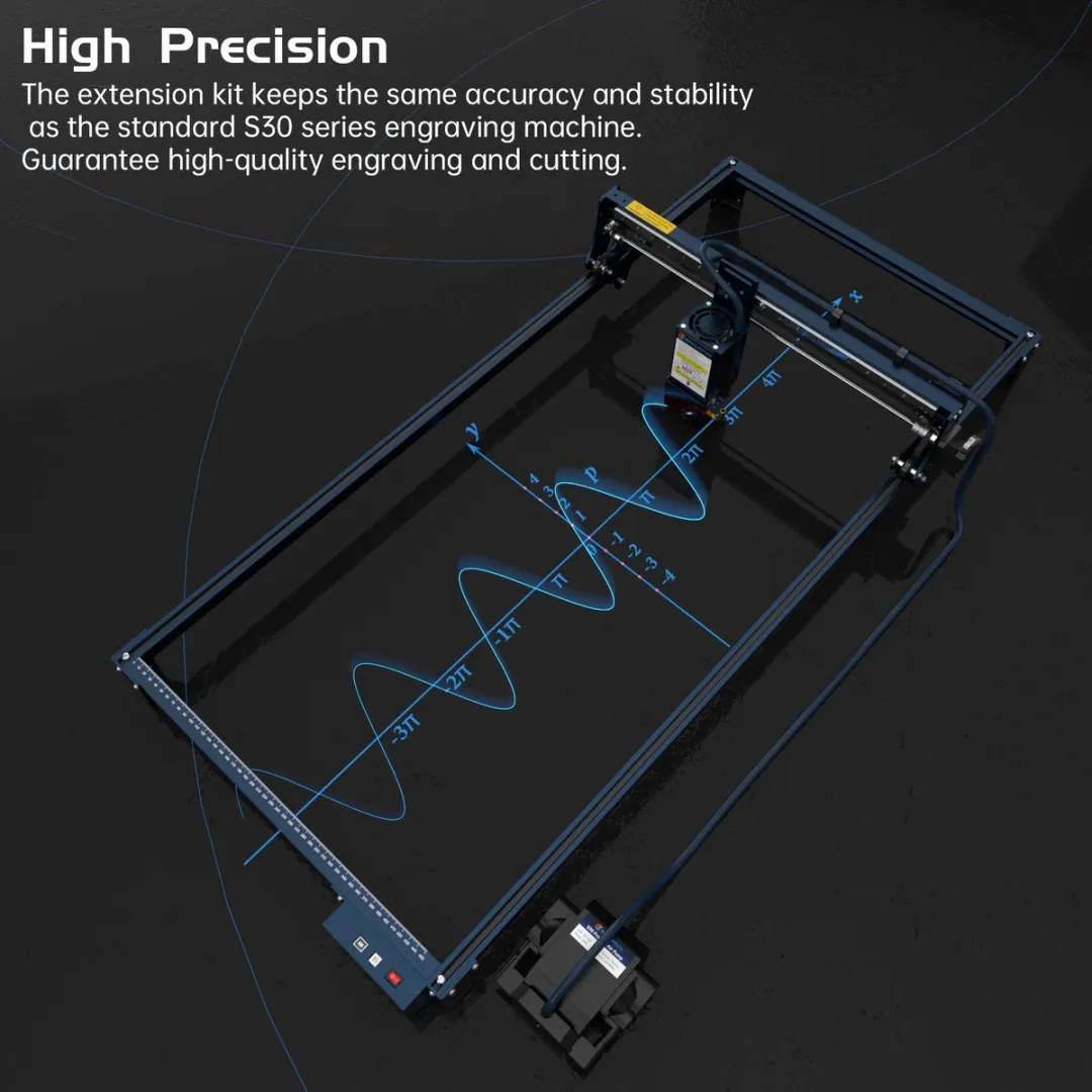 Sculpfun S30 Y-Axis Kit - Graveerbereik 935x400mm
