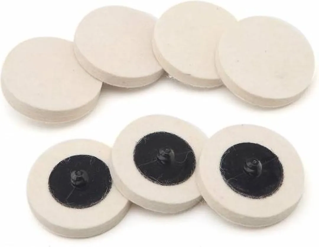 HBM Polijstvilt Roll-on 50mm - 7 Stuks - o.a. chroom-vanadiumstaal