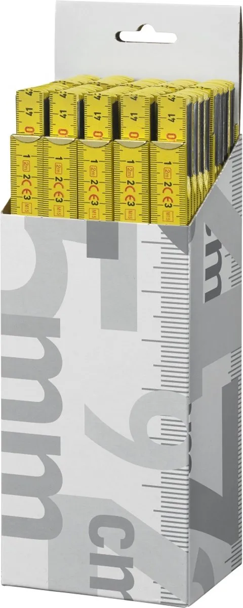 Hultafors T59-2-10G Duimstok - 2m - Geel