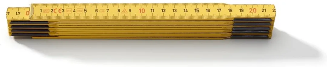 Hultafors T59-2-10G Duimstok - 2m - Geel - afbeelding 6 van 6