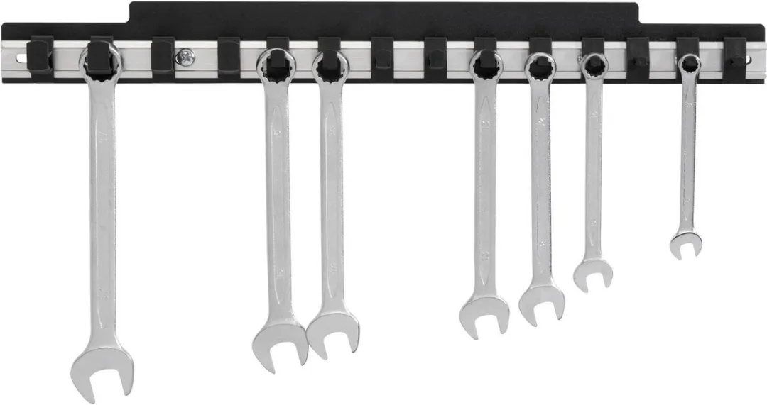 TOOLCRAFT 88 68 92 Toolcraft aluminium ring- en steeksleutelstrip (l x b) 435 mm x 48 mm 1 stuk(s)