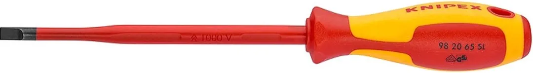 Knipex Schroevendraaier Sleuf Slim 4,0x0,8x202mm 98 20 40 SL
