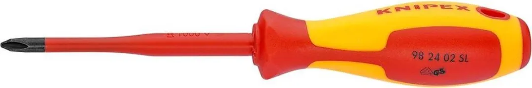 Knipex Schroevendraaier Sleuf Slim 4,0x0,8x202mm 98 20 40 SL