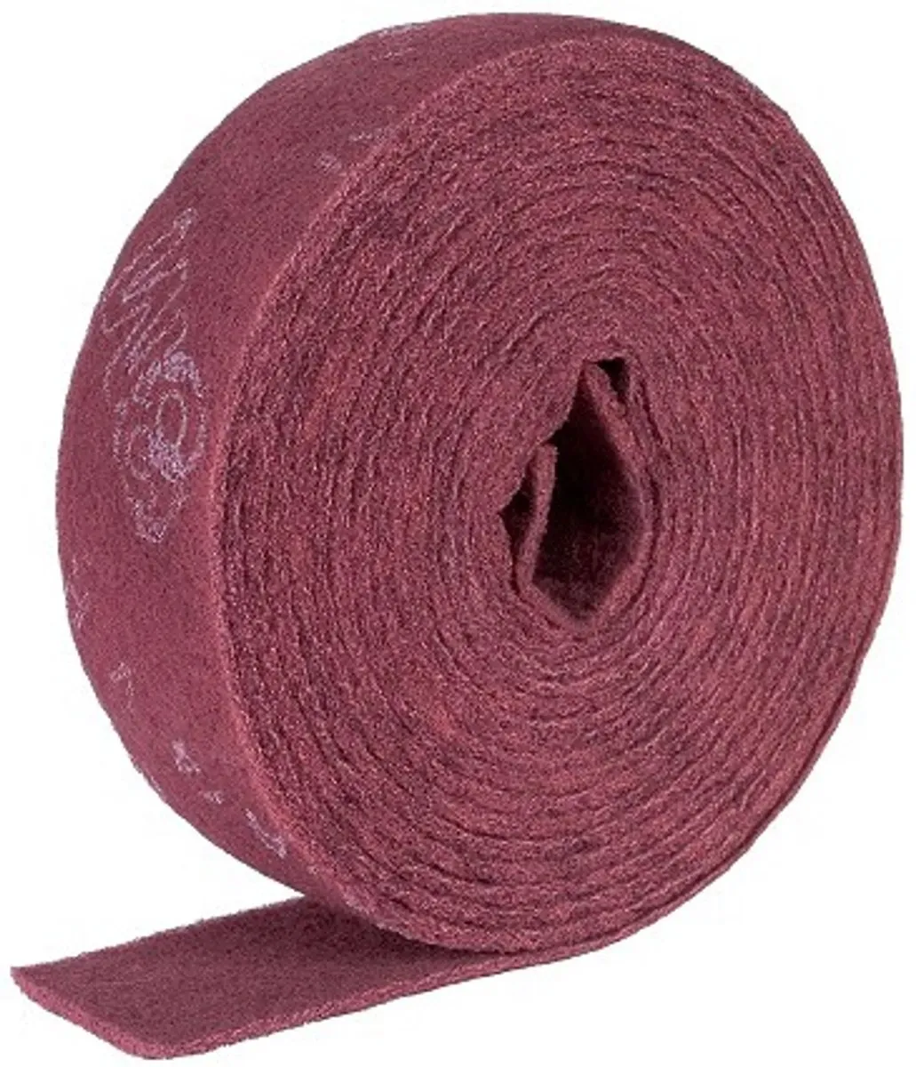 3M Scotch-Brite Schuurrol Rood 125mm x 10m