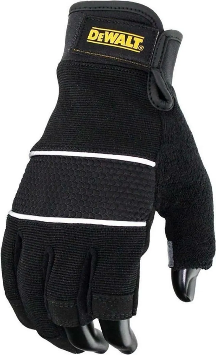 DeWalt DPG214 Werkhandschoenen 3 vingers - Zwart