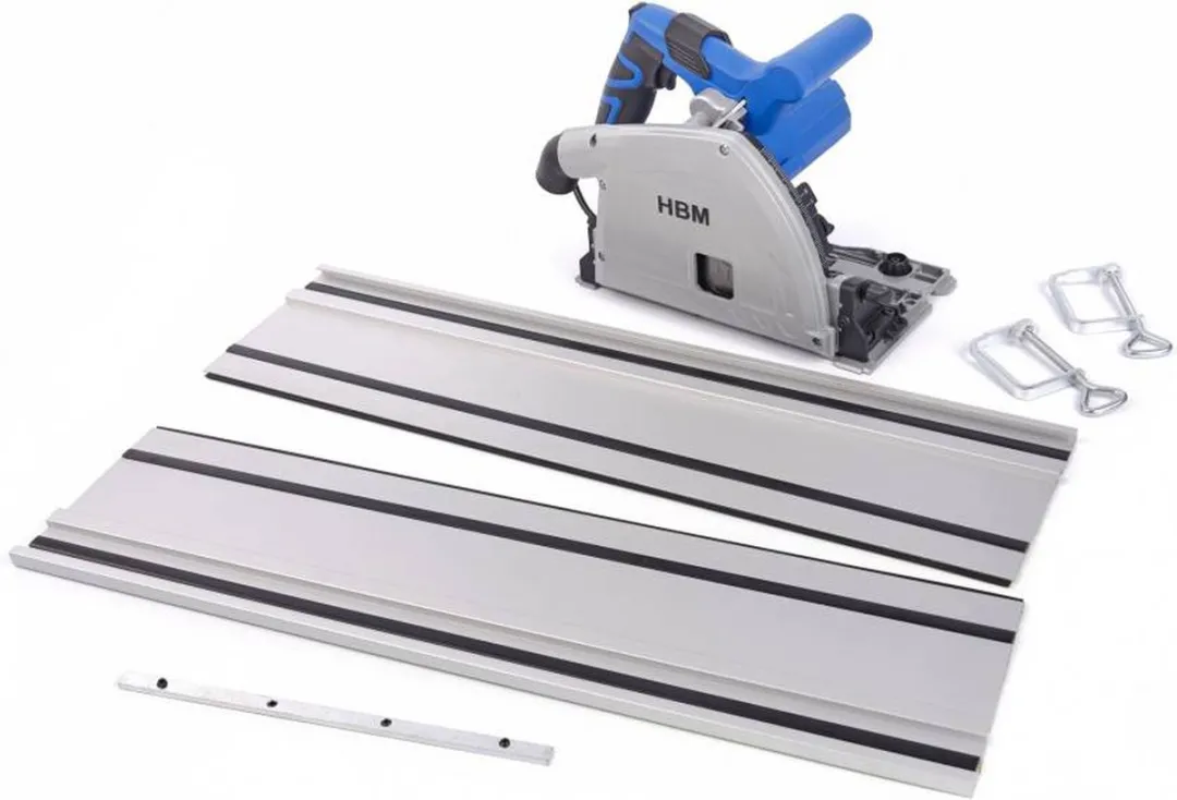 HBM 1200W Invalzaag 165mm met 2x700mm Liniaal