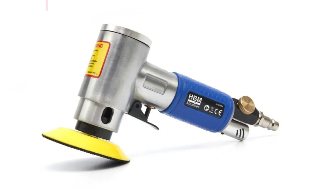 HBM H133454 Mini Luchtpolijstmachine 70mm - 4 Accessoires