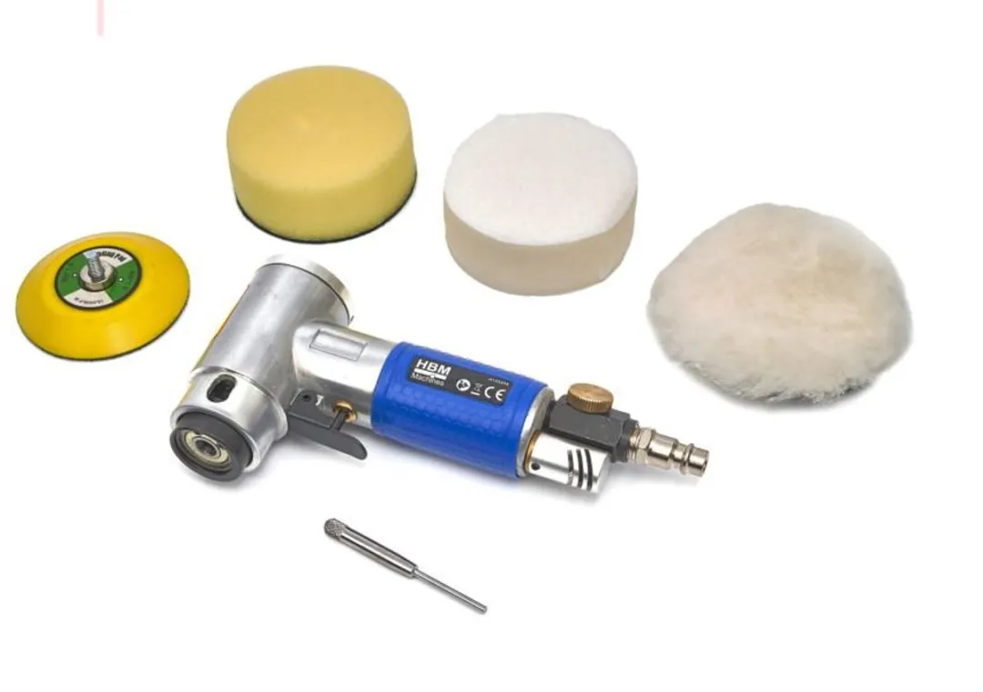 HBM H133454 Mini Luchtpolijstmachine 70mm - 4 Accessoires