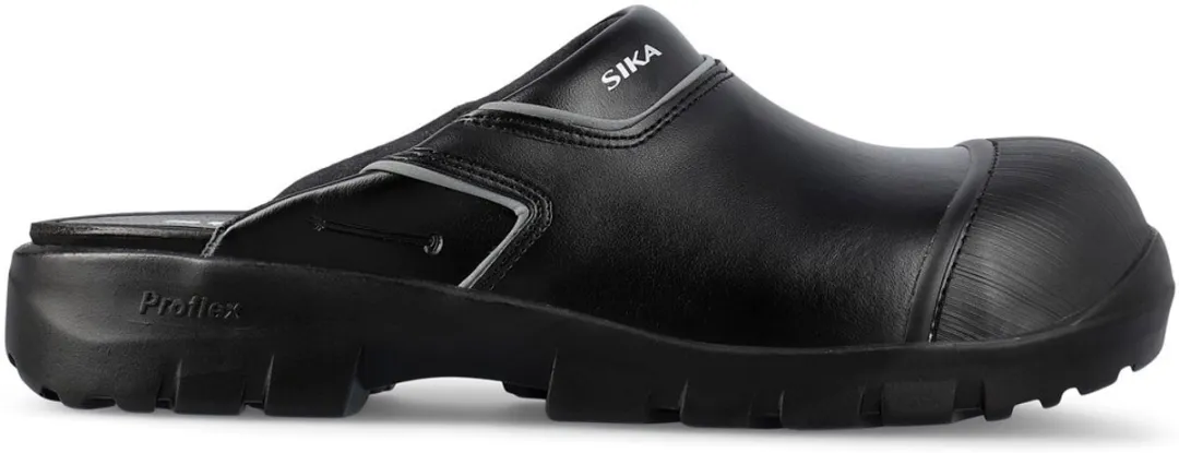 Sika Proflex Klomp Open Hak SB - Zwart 46
