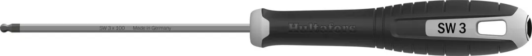 Hultafors Binnenzeskant Kogelkop Schroevendraaier T3x100mm