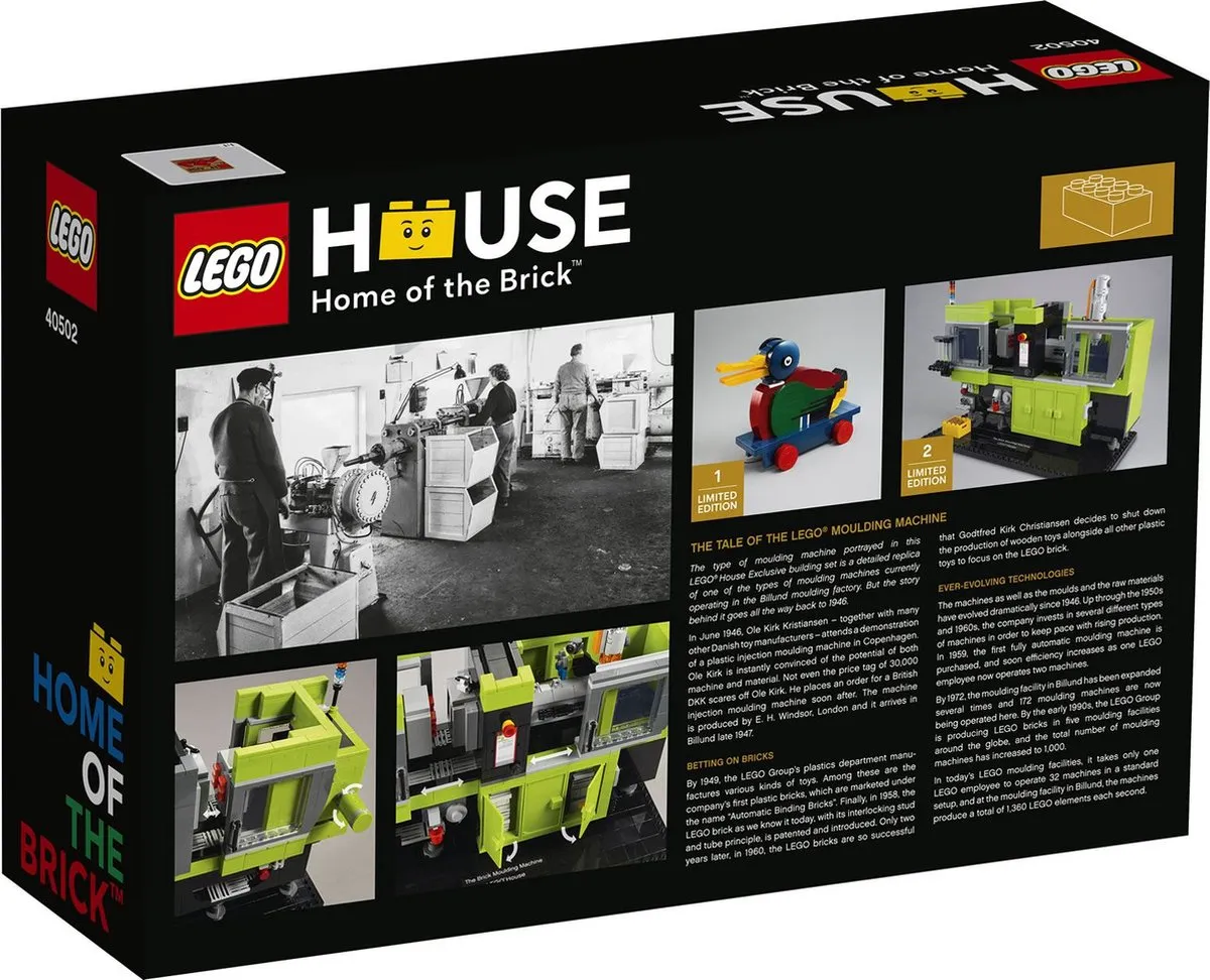 LEGO The Brick Moulding Machine Set 40502 - 1205 Stukken - Groen/Zwart