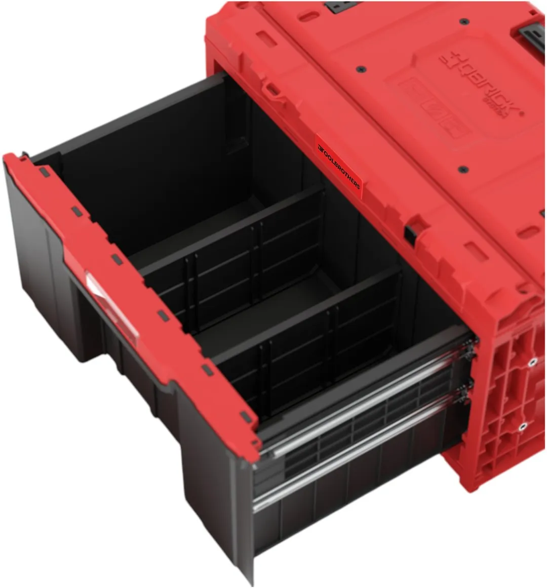 Toolbrothers RHINO XXL Drawer 1 ULTRA Ladekast - 1 Lade - IP66 - Rood/Zwart - afbeelding 6 van 6