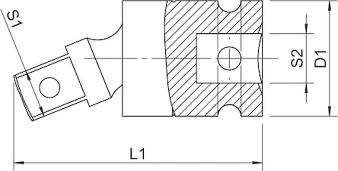 Würth Krachtcardangewricht 1/2" Zwart