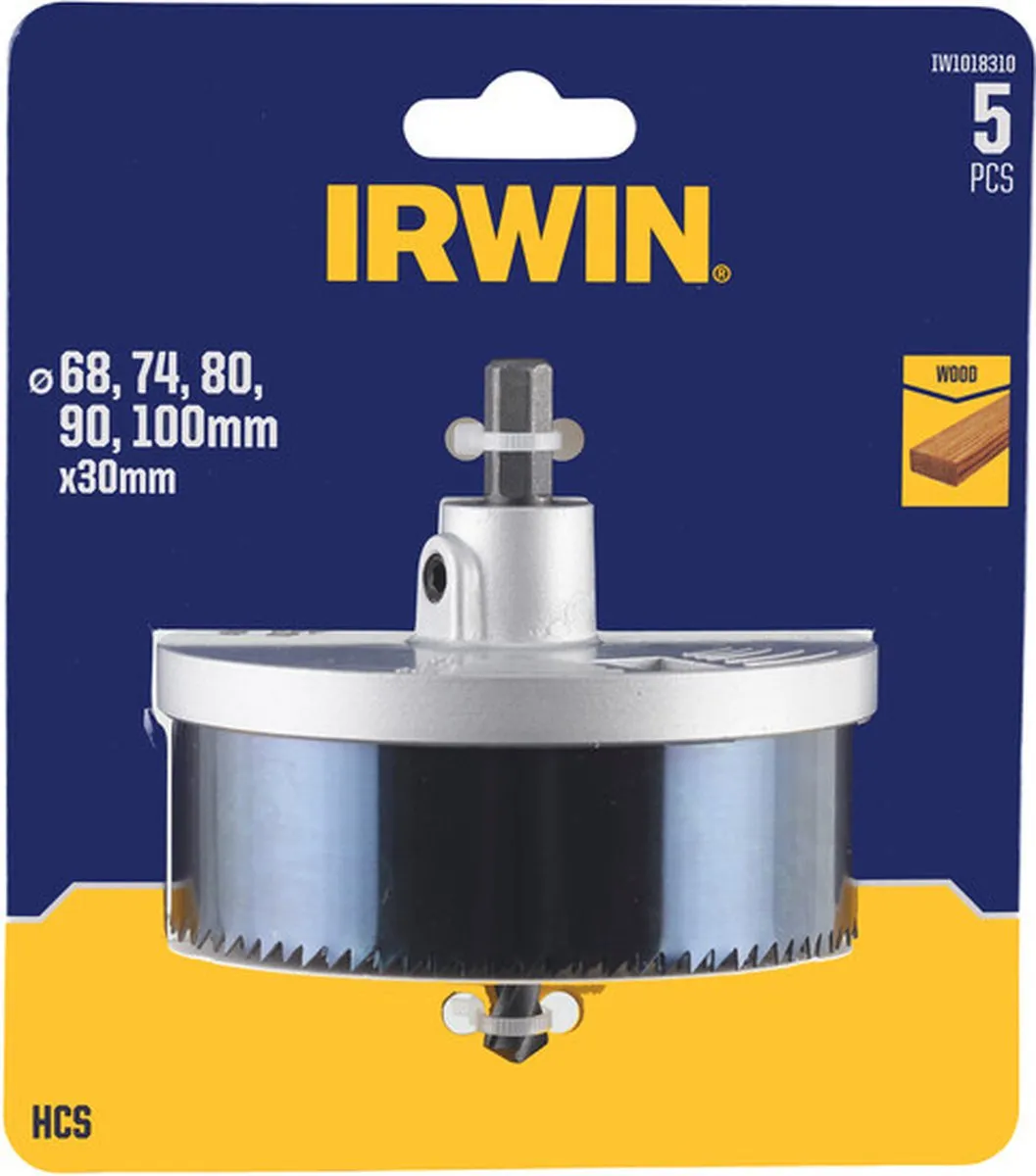 Irwin Gatenzagen Set 5-delig 68-100mm - Hout