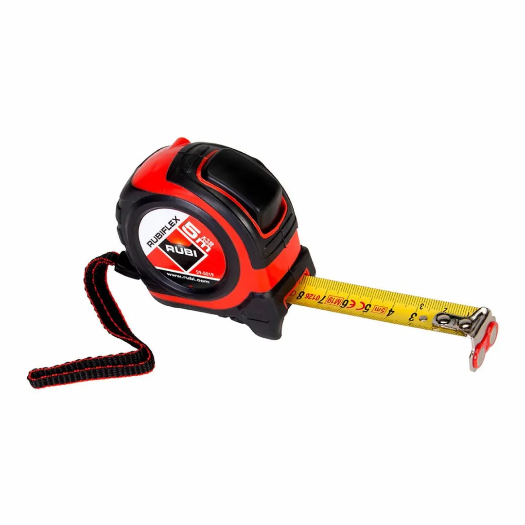 Rubi 0.2 Meetlint 5m x 19mm - Grijs - afbeelding 2 van 2