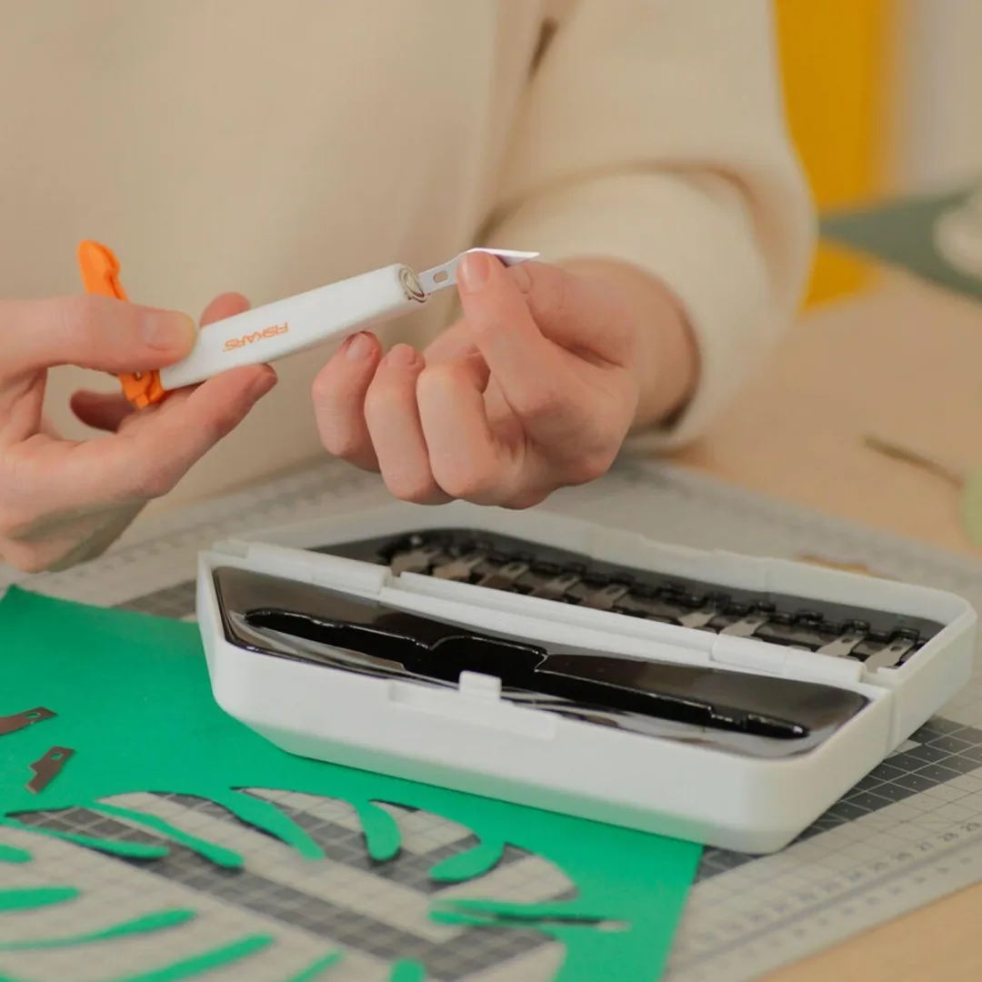 Fiskars Hobbymes Messenset 12-delig - Premium Opzetmessen - afbeelding 6 van 6