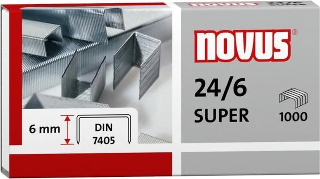 Novus 24/6 Nietjes - 1000 Stuks - afbeelding 2 van 2