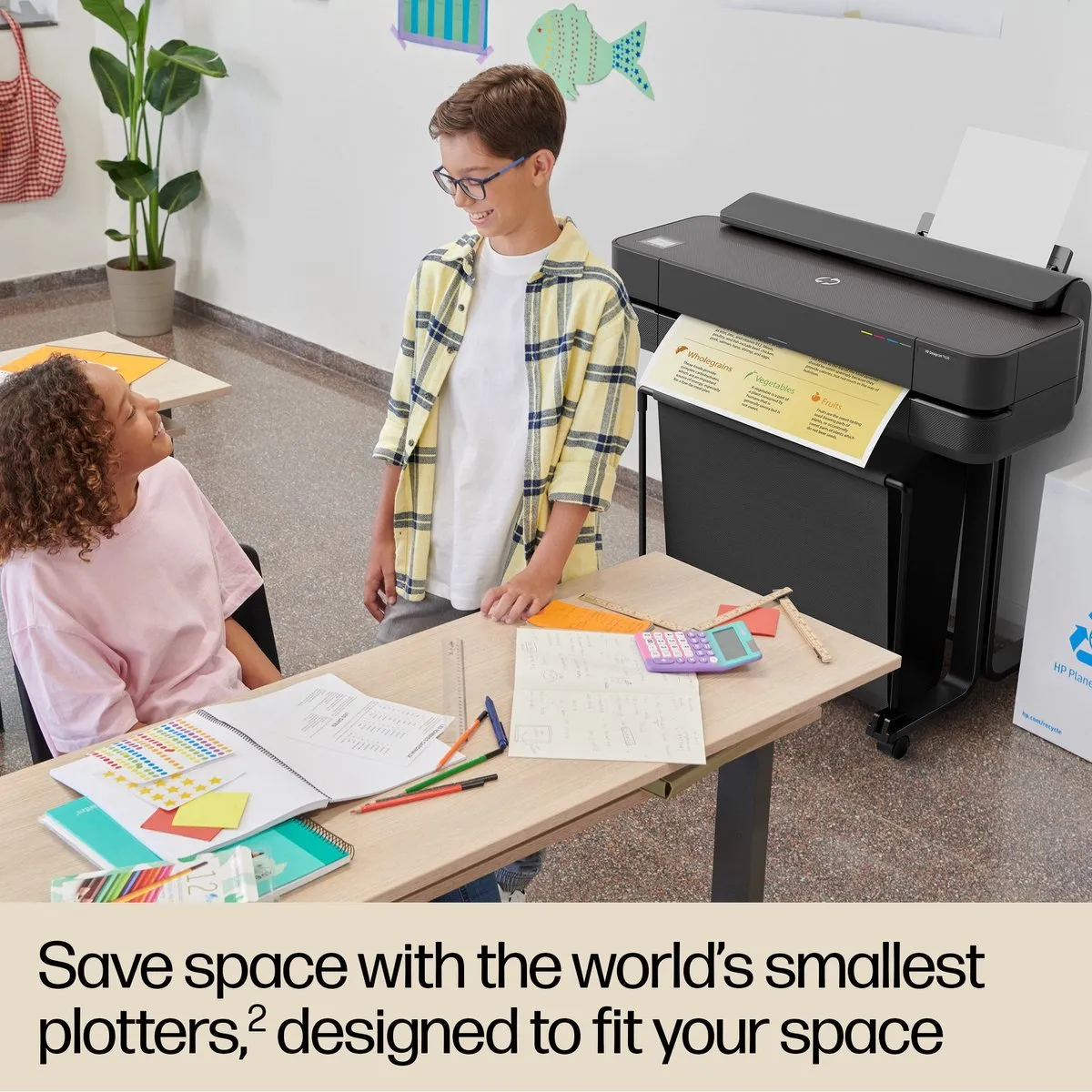 HP Designjet T250 24 inch Printer 5HB06D#B19 - A1 - Grijs