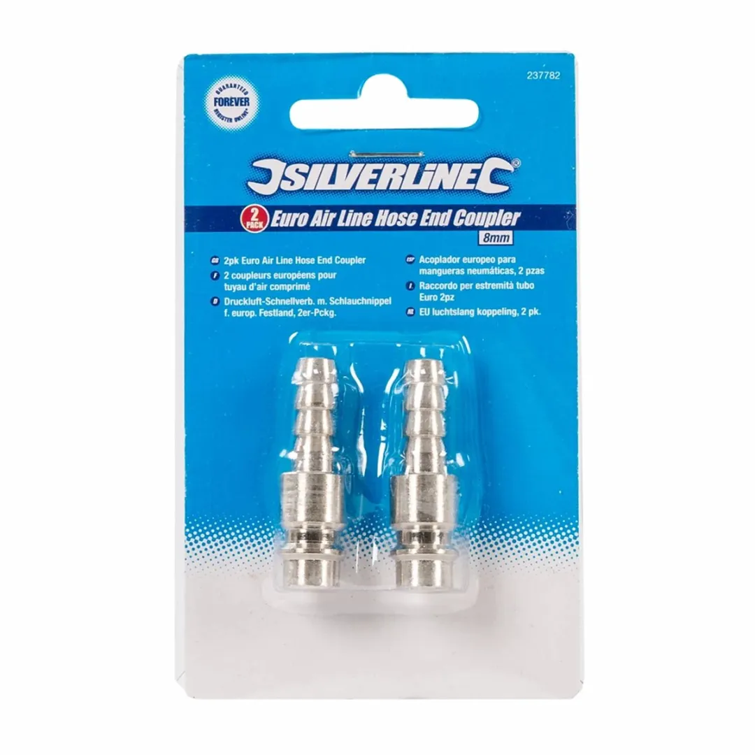Silverline Luchtslangkoppeling 8mm Bajonet