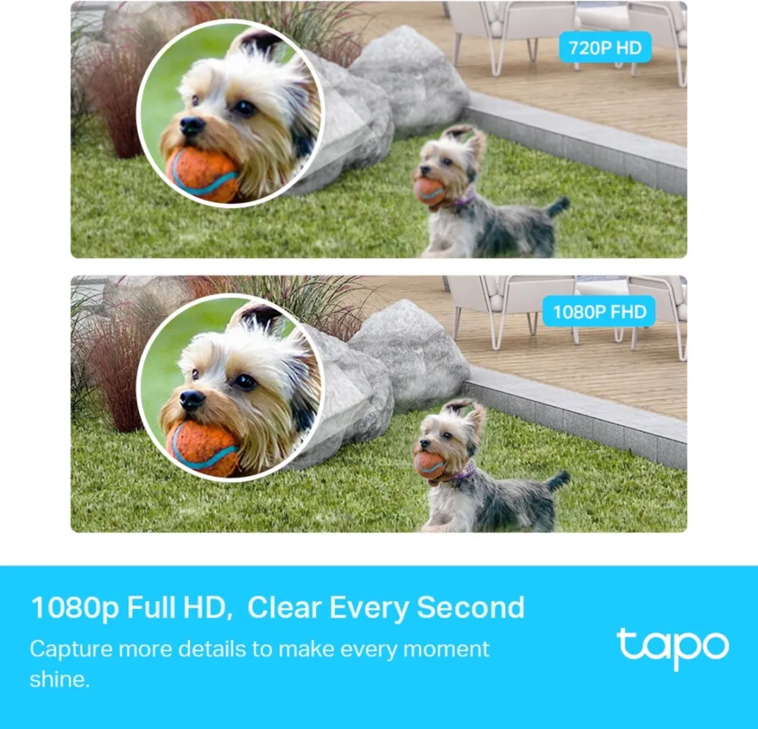 TP-Link Tapo C400S2 Beveiligingscamera's 2 Stuks - 1080P - Wit